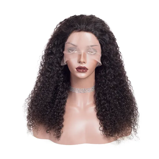factory store Jerry curl raw 100% virgin 360 straight brazilian frontal hd wig full lace front cuticle aligned human hair wigs
