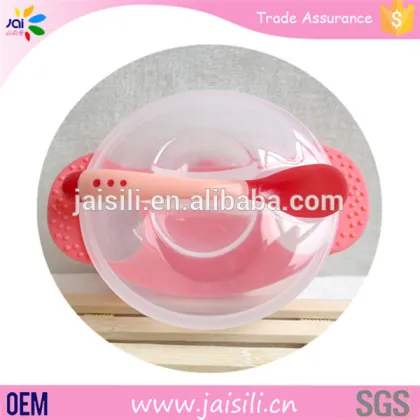 New Baby Products Baby Suction Bowl Set PP Plastic Bowl with Spoon