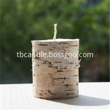 real birch bark candle 03