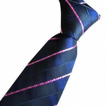 Silk Necktie with Square Design, Handmade, Small Orders Are Accepted