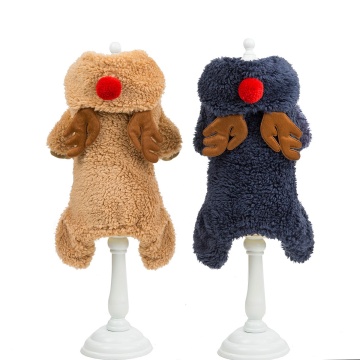 Merry Christmas Dog four legs Sweater Elk Dress