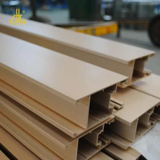 Euro Champagne Colour Anodized Aluminium Window Profiles Factory