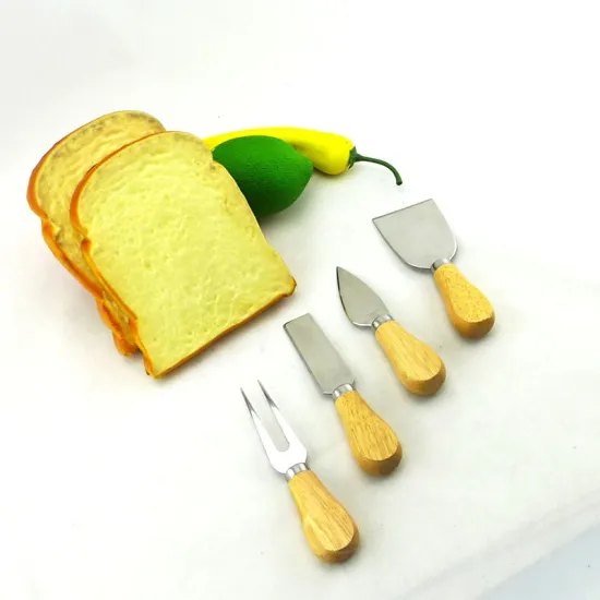 4pcs Good Quality Cheese Knife Set,Cheese Tool,Bamboo Handle