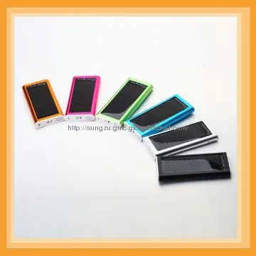 6 colourful LEDs solar power charger