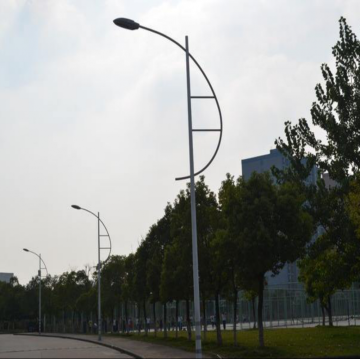 80W LED Street Light With Steel Light Poles