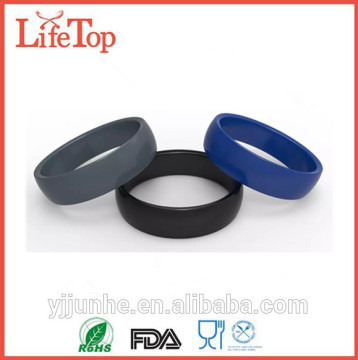 Custom Design Men's Silicone Wedding Ring