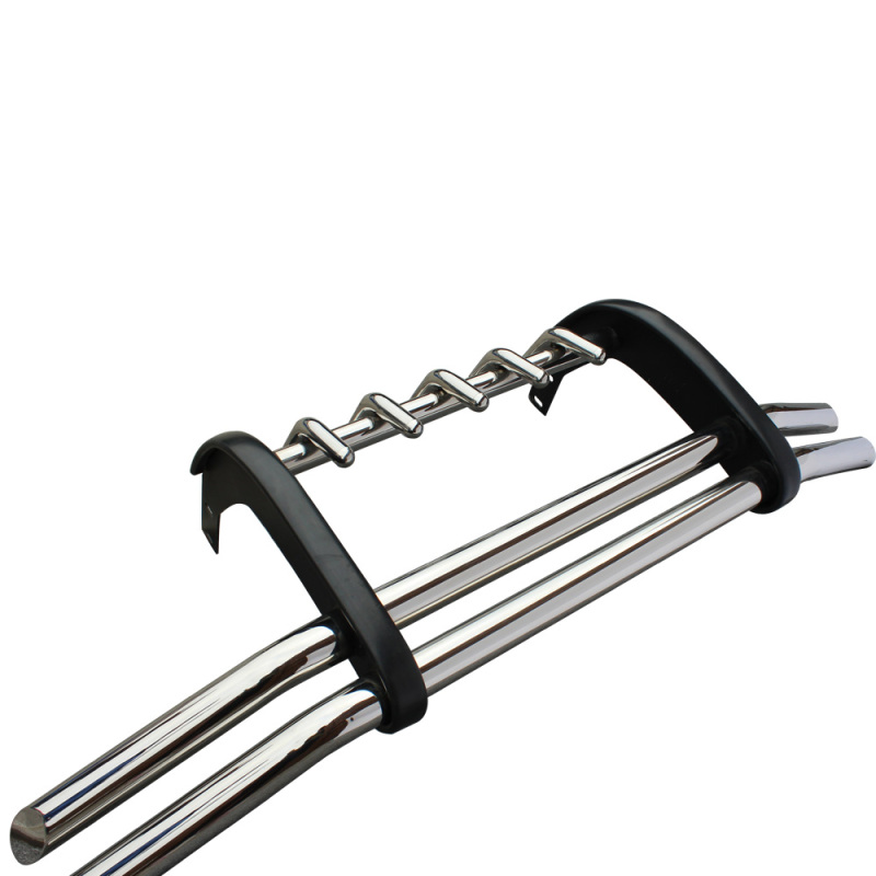 stainless steel double tube elegant front bumper