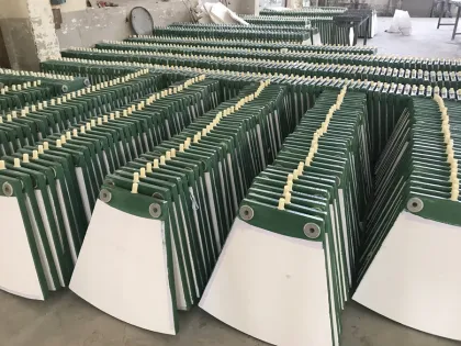 Ceramic filter plate set