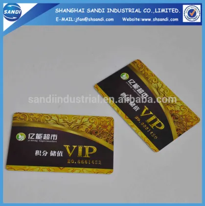 plastic PVC business cards with magnetic strip