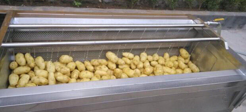 potato washing