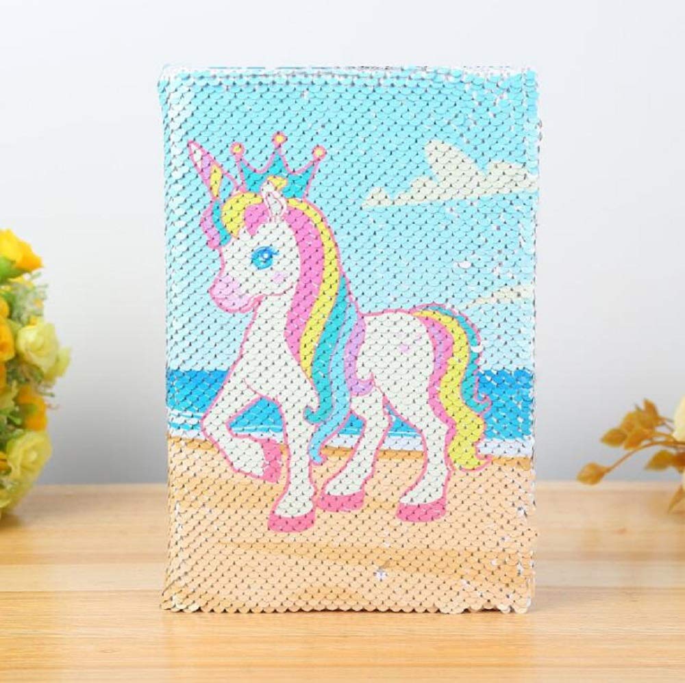 Sequin Unicorn Theme Notebook 1 Sequin Unicorn Theme Notebook 1