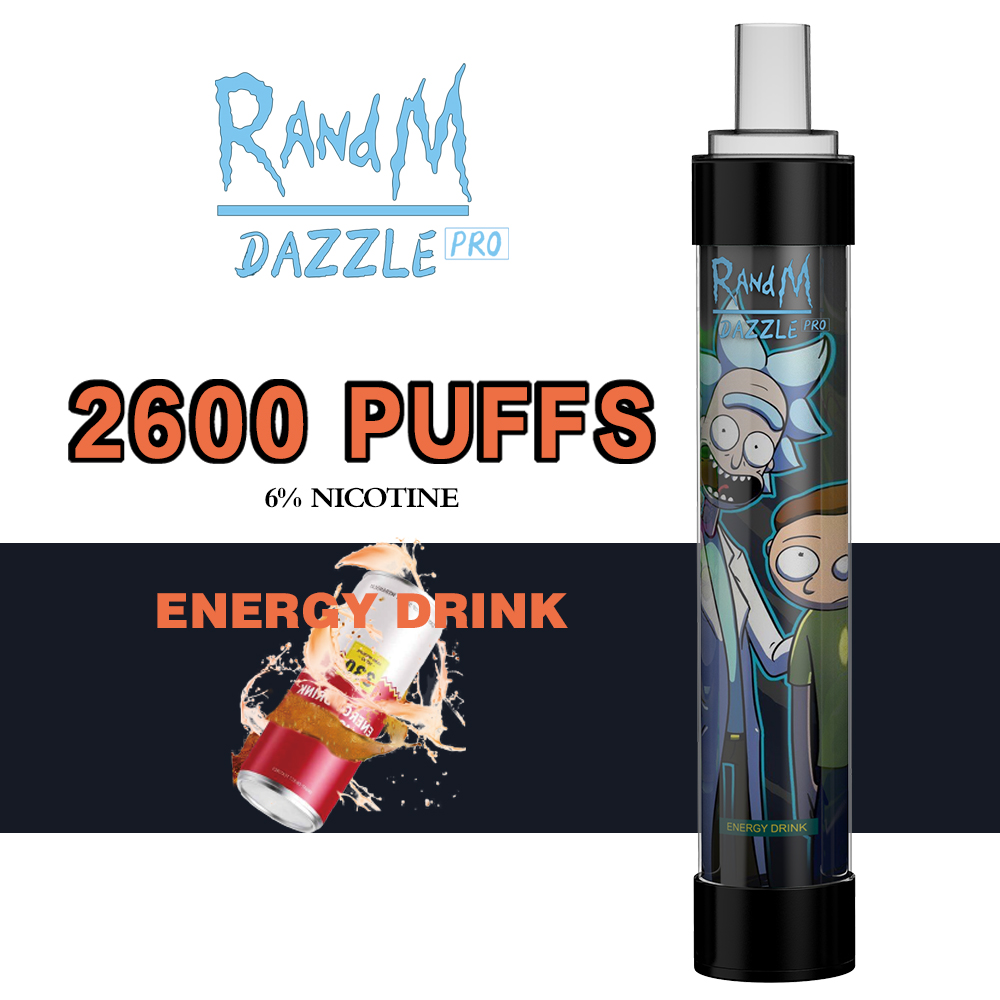 Randm Randm عالي الجودة 2600 Puffs Health Vape (أضواء RGB)