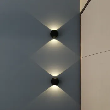IP65 Waterproof Round Wall Light for Hotel Indoor/Outdoor