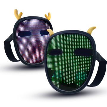Smart Watch with LED Full Color Screen for Controlling Halloween Party Bar Face Changing Props