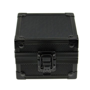 All Black Unisex Single Small Box Aluminum Watch Case