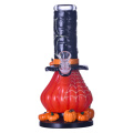 Letsoho le nkiloeng ka letsoho la mokokhini la konkn, le khanya lefifing, Halloween pumpkin, borolilicate phala ea metsi a khalase e nang le 14mm Bowl