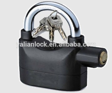 Top security alarm padlock