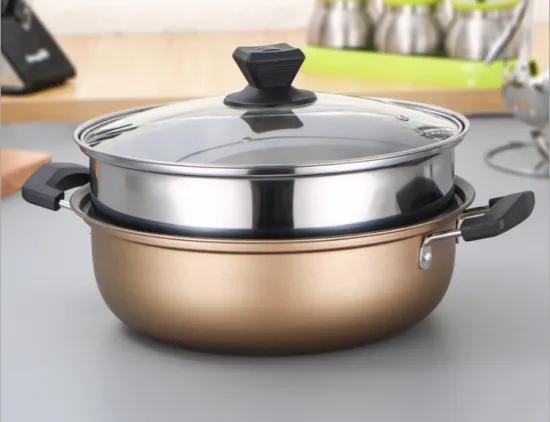 Non stick Stainless Steel Steamer Pot Sauce Pot