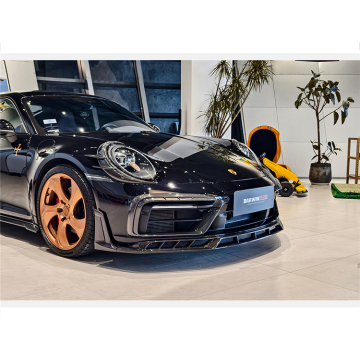 DarwinPRO BKSSll Style Front Bumper Lip Splitter for 911 992 Carrera S 4 4S Targa Cabriolet SD Sport Design Model