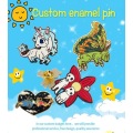 Hard Enamel Pin Novelty Gift Durable and Eye-Catching Carton Design