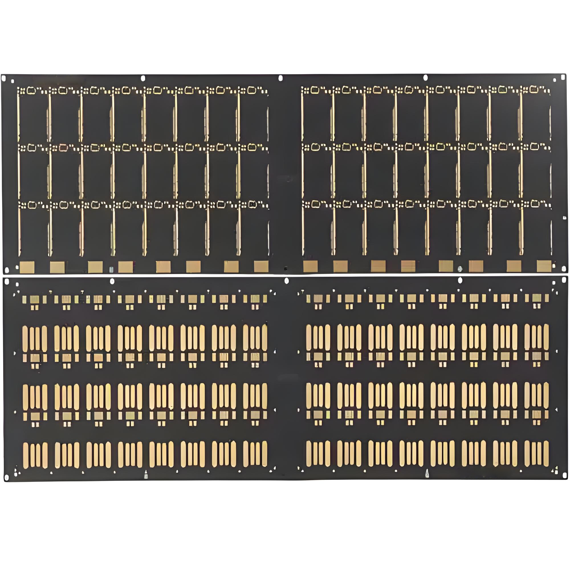 Double-sided gold finger circuit board