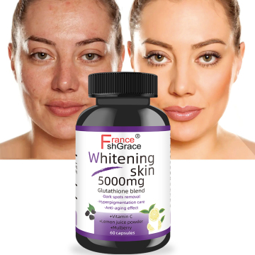 Miglior sbiancante per la pelle 60 capsule da 5000 mg antiossidante per la pelle