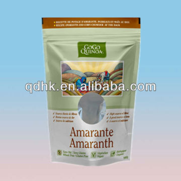 with round window and ziplock standing seed packaging bag