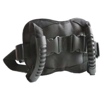 Durable ATV Rear Passenger Handlebars - Black Motorcycle Grab Handles