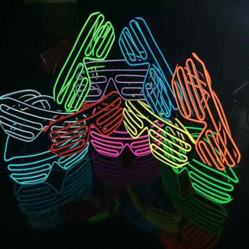Light Up di alta qualità Neon El Filo Telaio a LED Glasses da festa