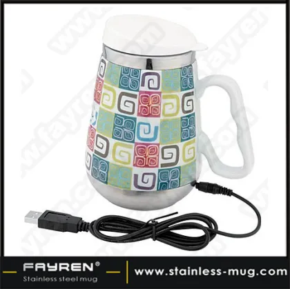 12OZ electric mug ceramic mug auto mug
