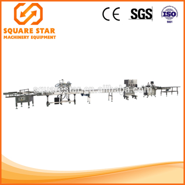 Linear automatic edible oil filling line