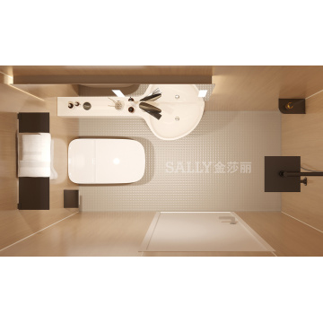 La casa prefabricada de SALLY modifica la vaina modular del cuarto de baño para requisitos particulares SMC