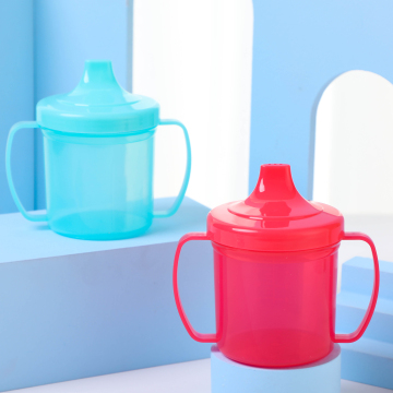 Hands-Free Anti-Colic Baby Feeding Cups: BPA-Free, 100% Food-Grade PP Kids Drinking Water Bottle - Outdoor Portable