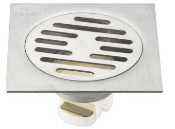 2014 New Model Stainless Steel Vane Floor Drain with Plastic Drain