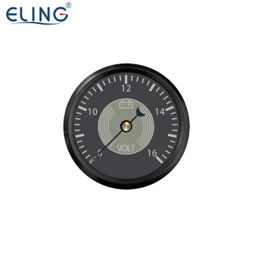 ELING 52mm Analog Voltmeter Volt Gauge 12V with Dual Yellow and White Backlight