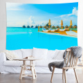 Minimalist partition decorative tapestry