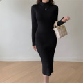 Robe de bodycon de pull pour femmes