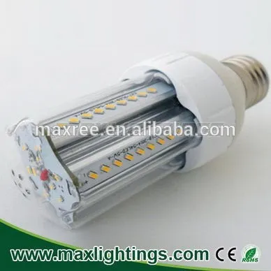CE ROHS Certified led corn light plastic+aluminium 440-470lm 5W E27 54SMD 3014 led bulb