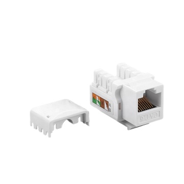 90 Degree Cat6 UTP Keystone Jack - Good Price, AMP, Easy Installation for Wall and Patch Panel