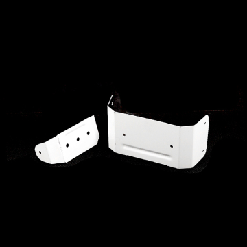 Aluminum Gutter Downspout Clips for Rainwater Roof Drainage Systems (5'', 6'', 7'')