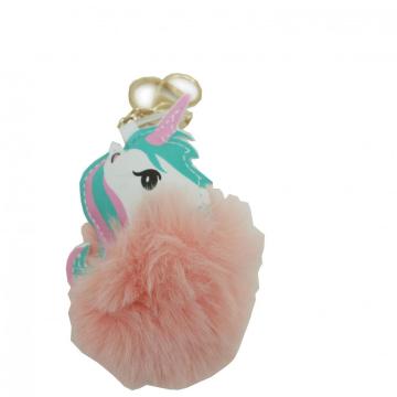 PONY PINK PLUSH KEY CHAIN-0