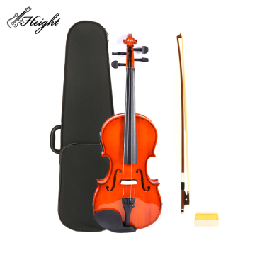 Maple Wood Head Violin Set with Triangle Foam Case and Bow: The Perfect Toy Instrument