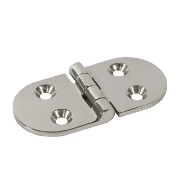 316 Stainless Steel Heavy Door Four-Hole Oval Hinge 38*76*3.3mm Thickened Cast Hinge