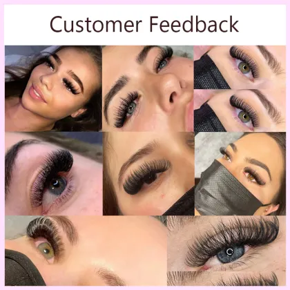 Pointy Base Pre-Made Volume Fan Eyelash Extensions