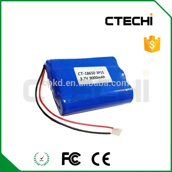 3S1P 3.7V lithium ion 18650 rechargeable battery pack PCB protected