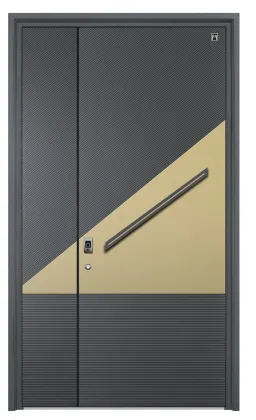 Home aluminum security door