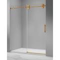 reversible brushed gold shower door