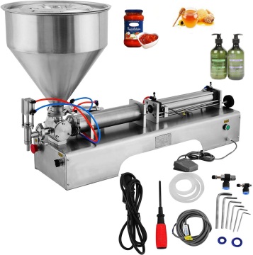 Máquina de llenado de líquido viscoso automático para pasta de sésamo de miel y aceite comestible
