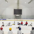 Energy Saving Air Inflated Membrane Ice Hockey Dome