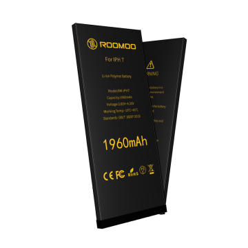 ce fcc rohs pse todos os certificados substituição da bateria original 0 ciclo 1960mAh 3,80V fabricação de fábrica para iphone 7G